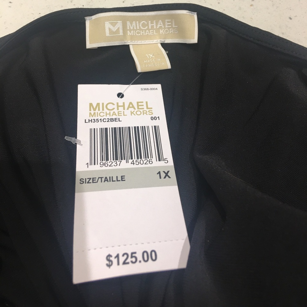 Brand New Top With Tags Michael kors sleeveless top size 1X - Picture 12 of 12